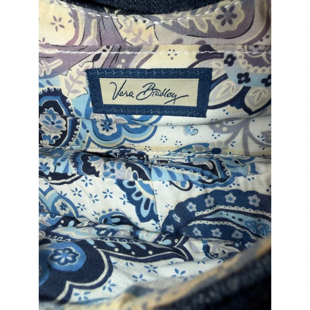 Vera Bradley Denim‎ Quilted Diamond Shoulder Bag Chain Strap Y2K Deadstock 2000s